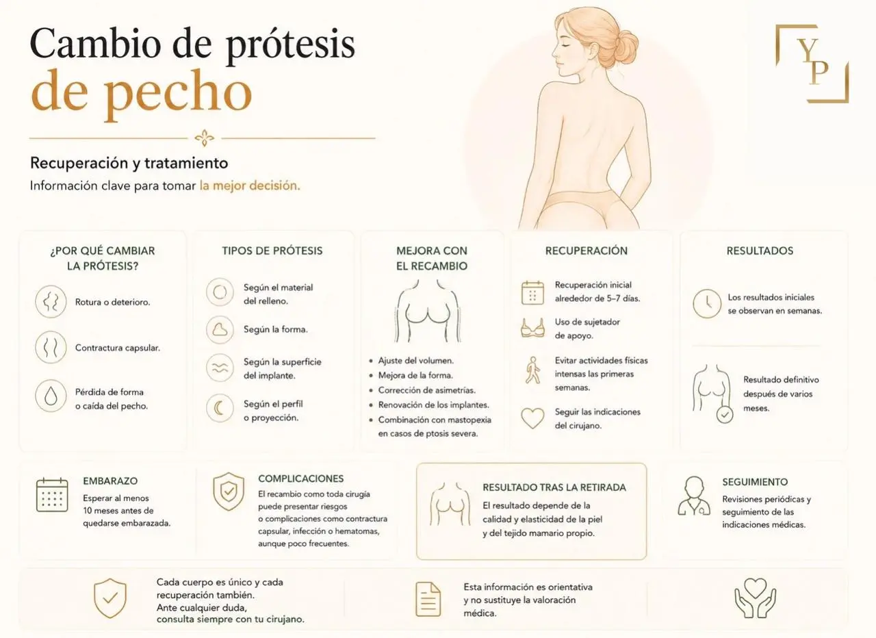 Cambio de protesis de pecho