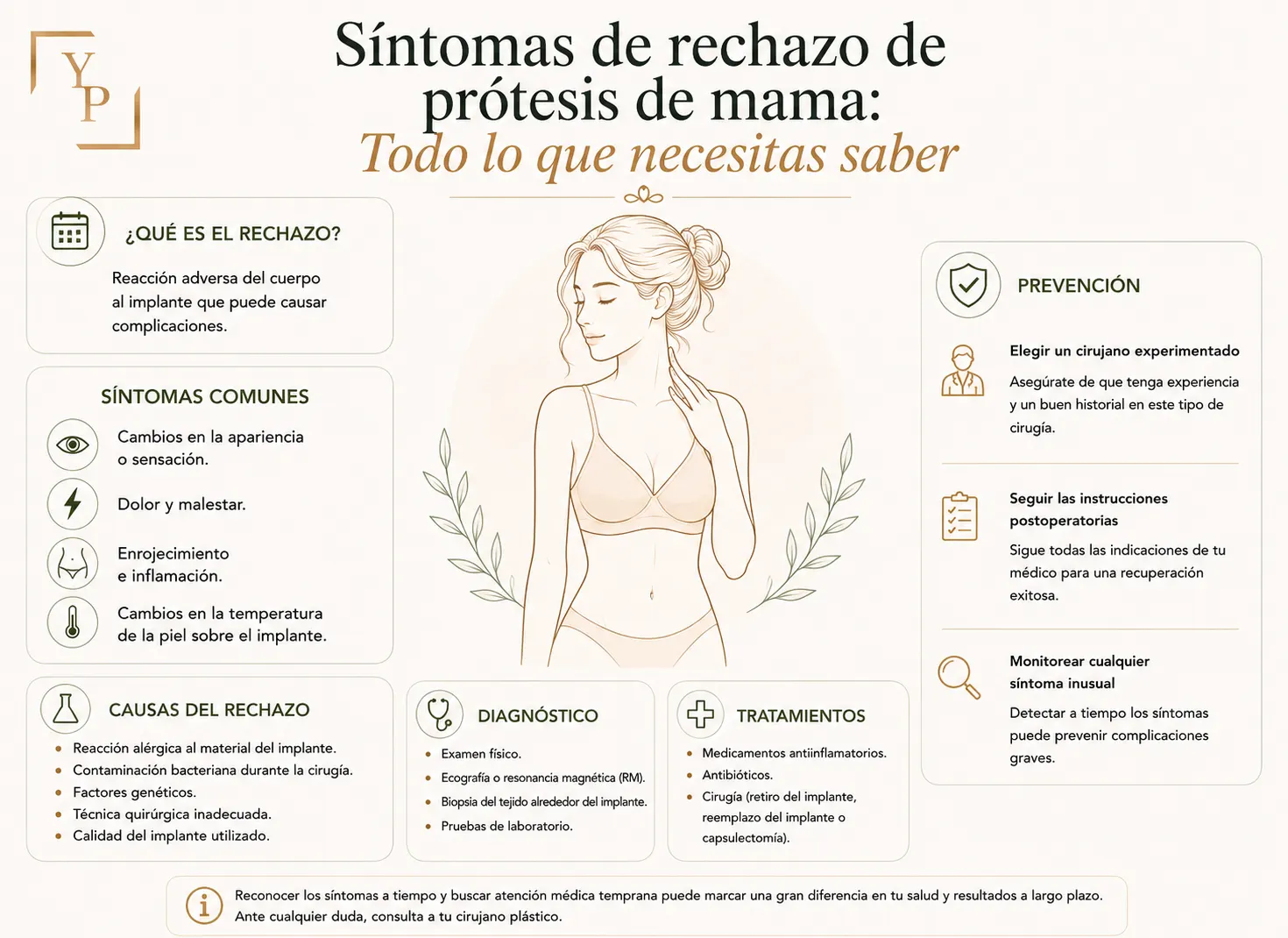 Síntomas de rechazo de prótesis de mama Todo lo que necesitas saber
