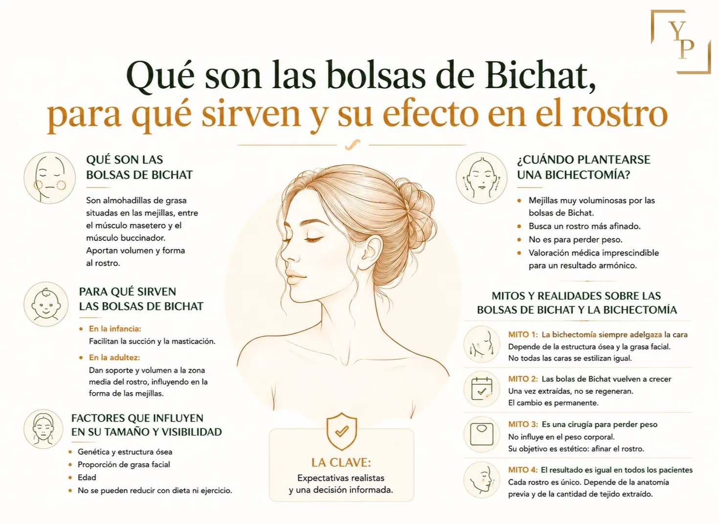 Qué son las bolsas de Bichat, para qué sirven y su efecto en el rostro